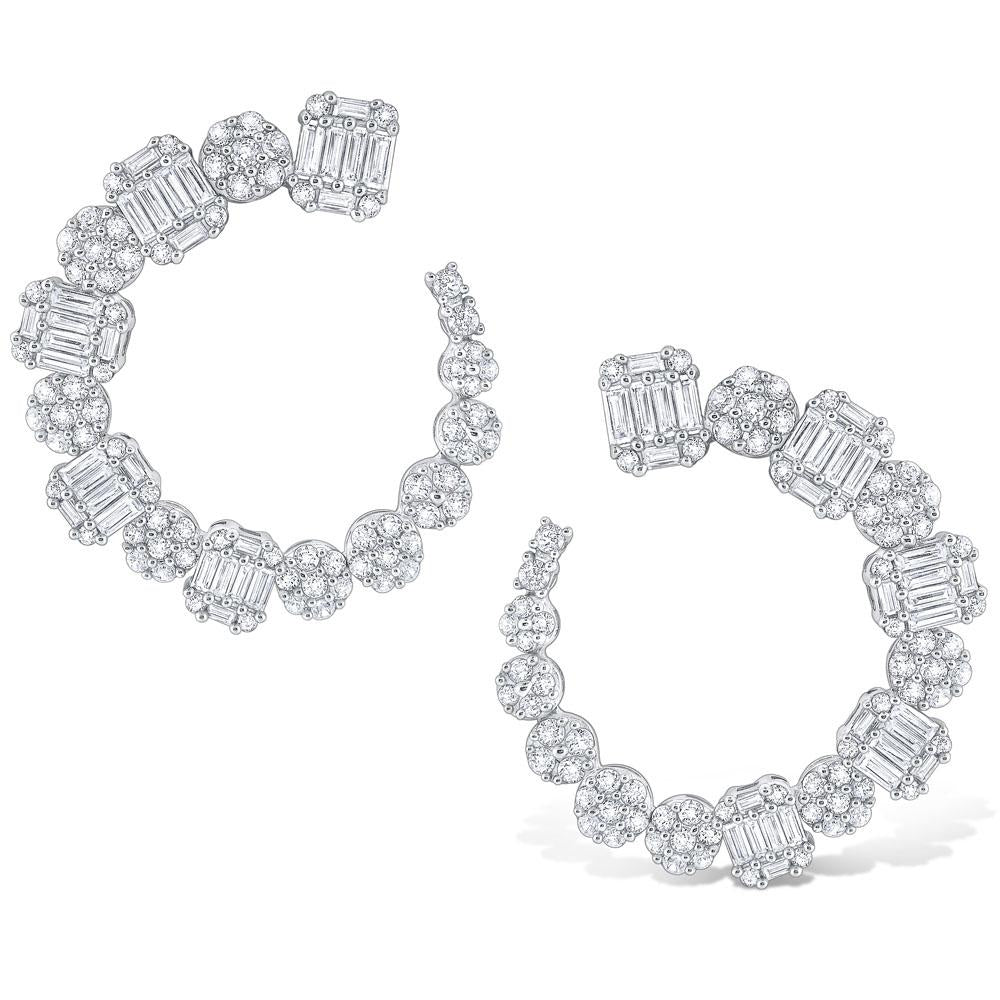e8633 kc design gold and diamond statement arc earrings from the mosaic collection
