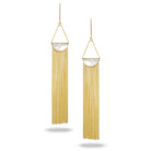 doves white orchid collection 18k yellow gold diamond earring E9032WMP