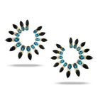 doves london blue collection 18k yellow gold diamond earring E9049BOLBT