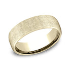 comfort-fit design wedding band
