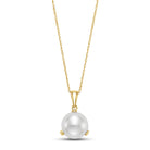 freshwater button pearl pendant