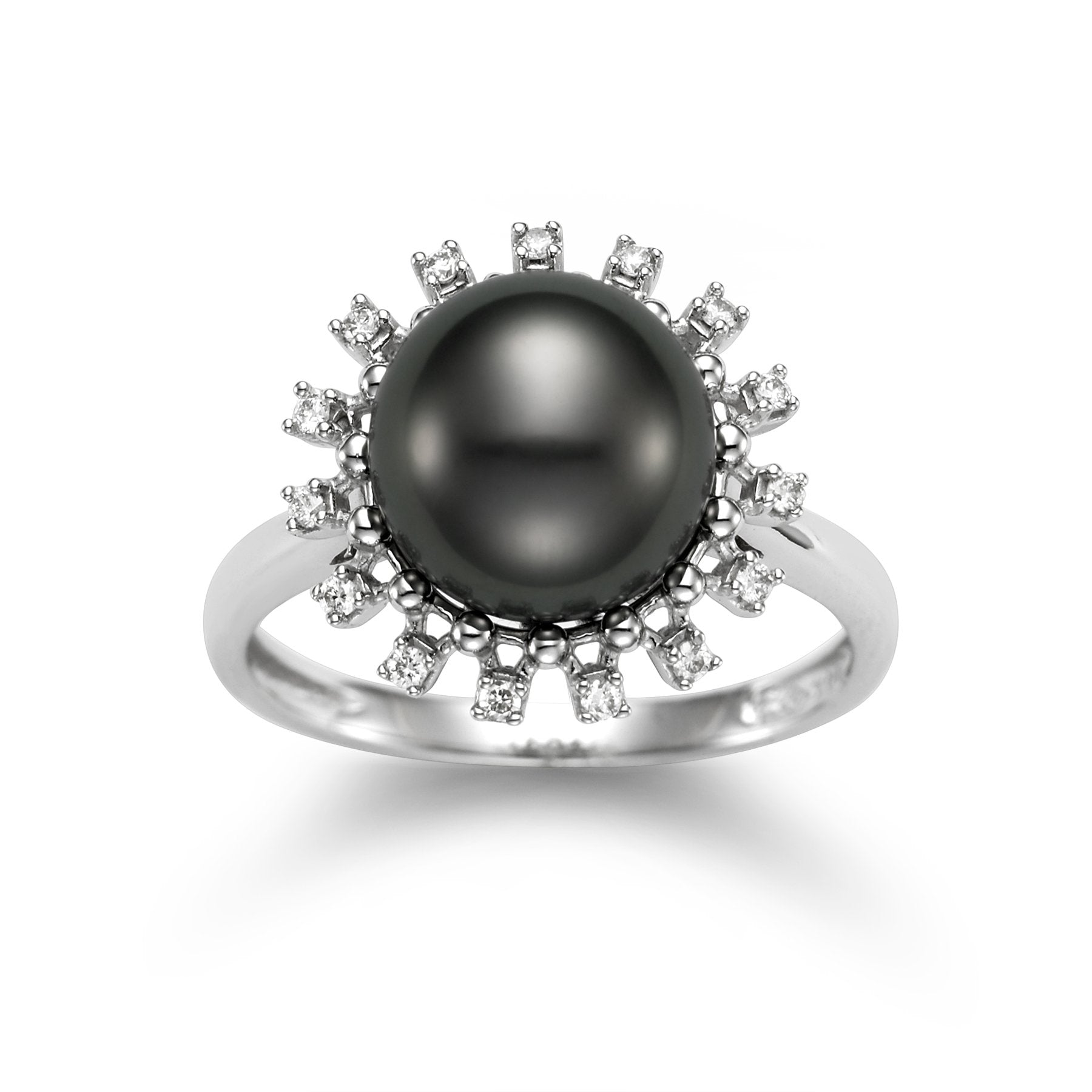 snowflake pearl ring