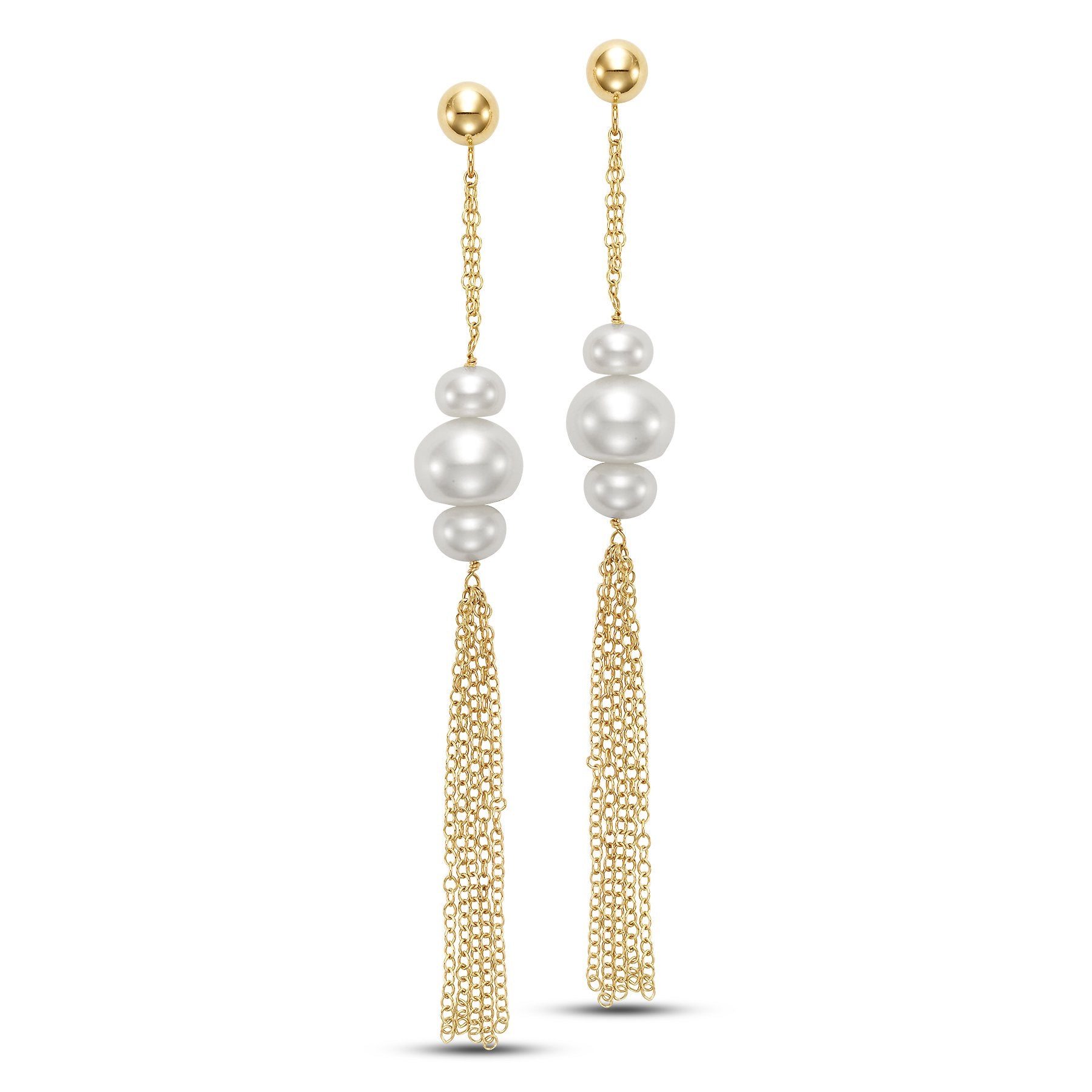 tassel drop earrings
