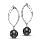 diamond drop earrings