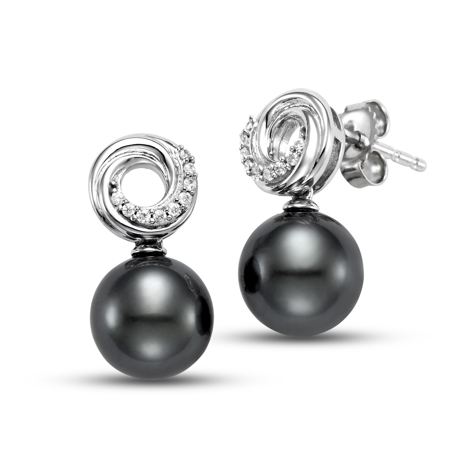 double circle earrings