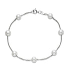 tin cup pearl bracelet