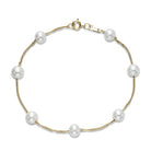 tin cup pearl bracelet