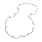 tin cup pearl necklace