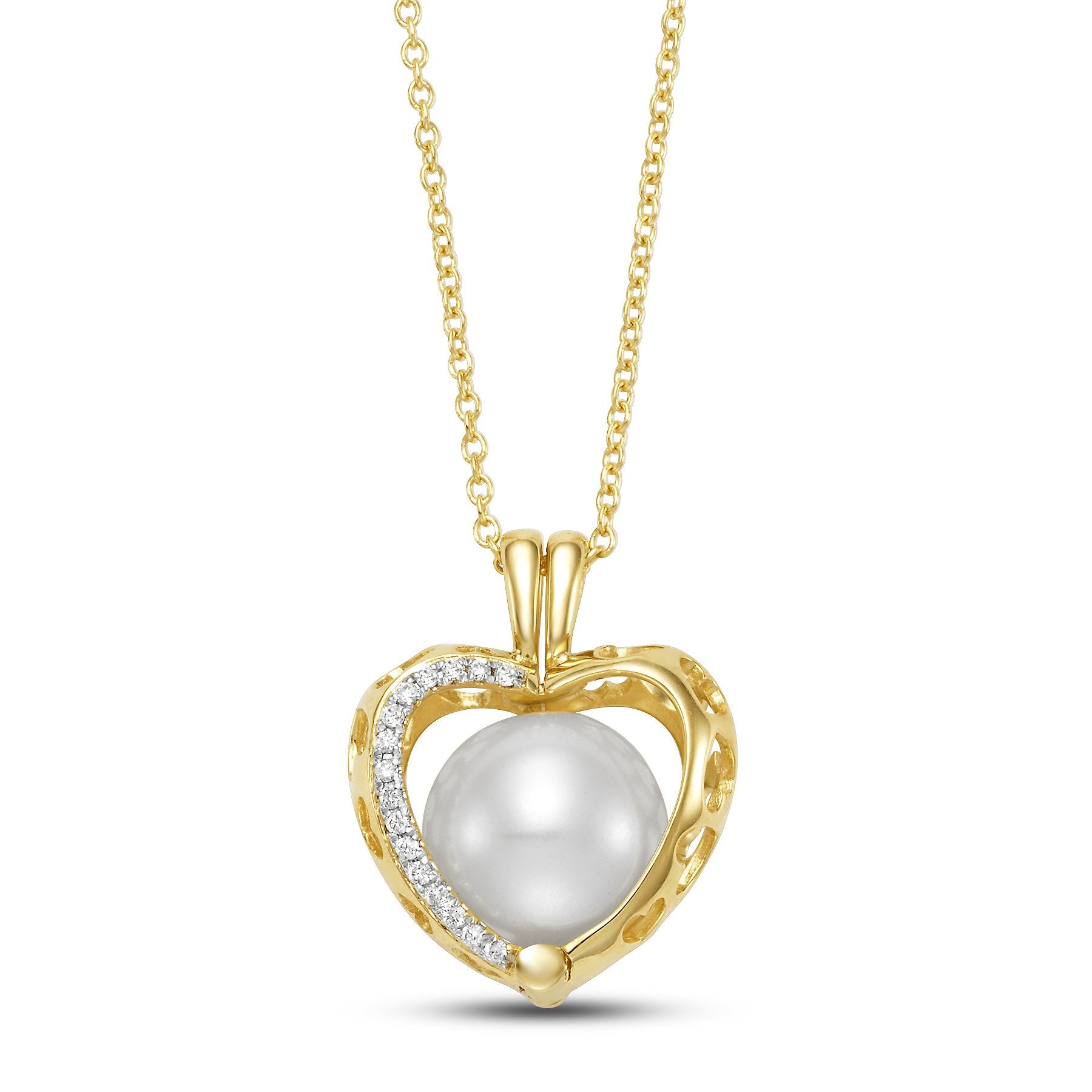 cestino heart cage pendant