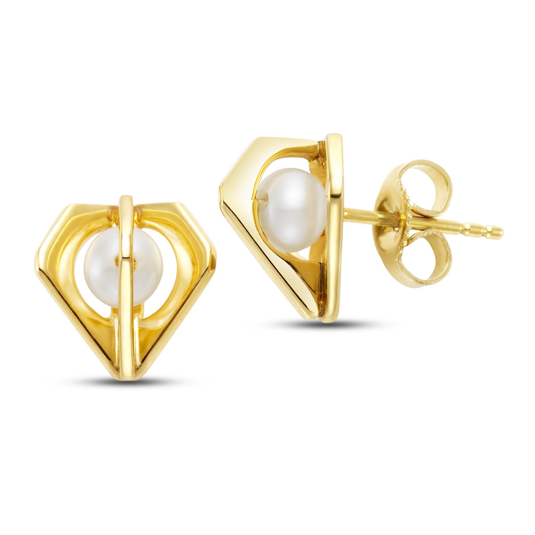 cestino stud earrings