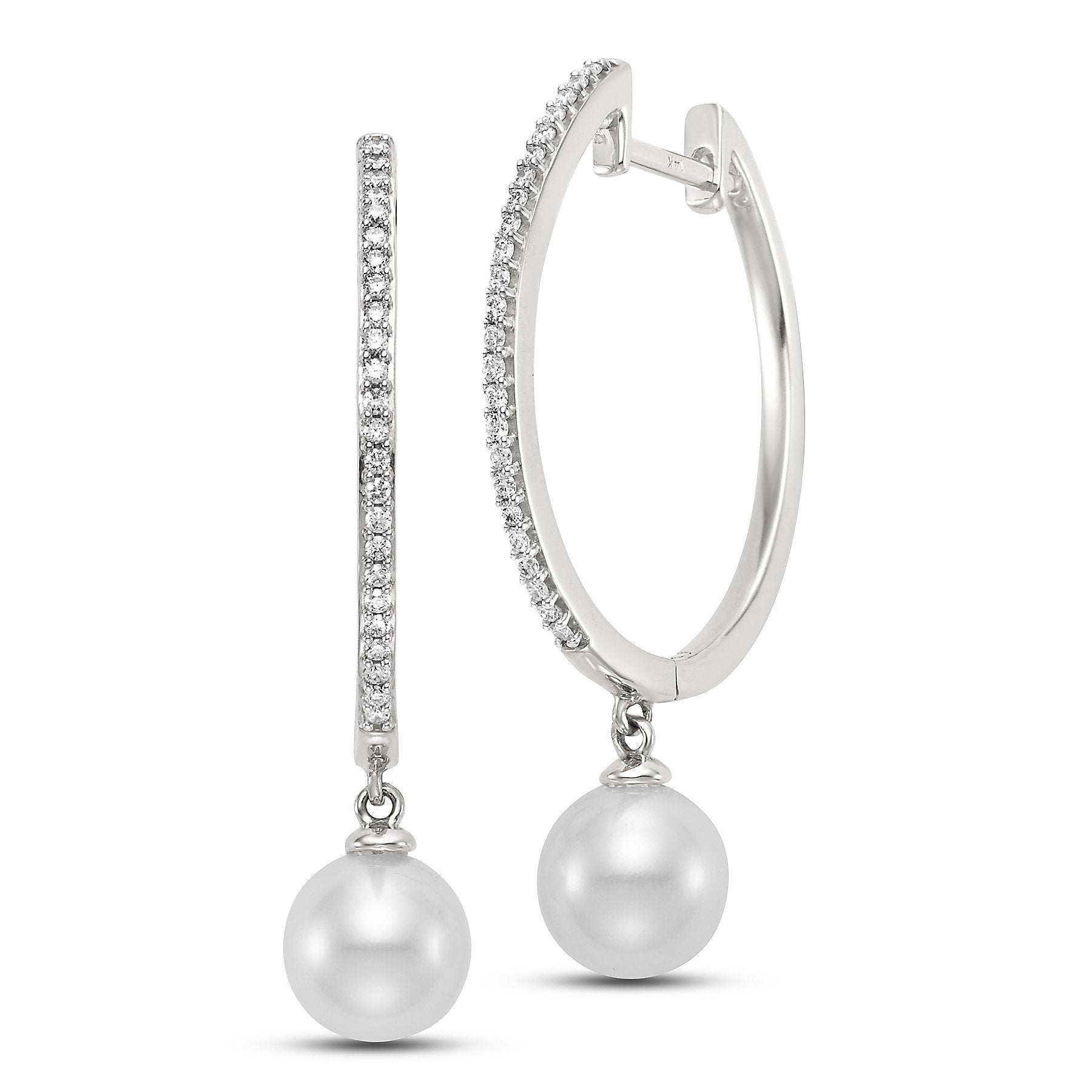 oval hoop earrings