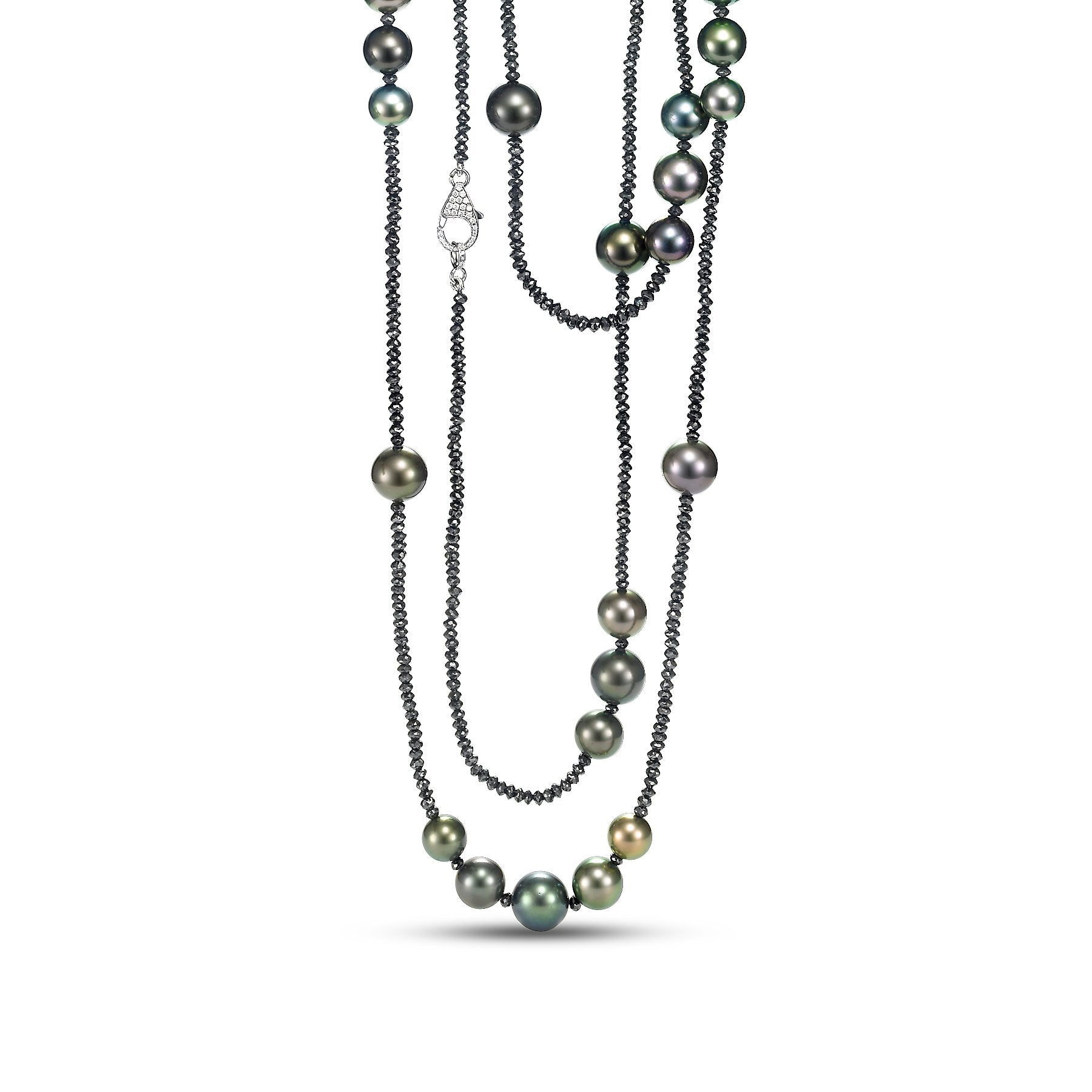ice tahitian pearl dana necklace