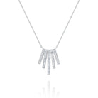 n5935 kc design diamond flared line pendant set in 14 kt. gold