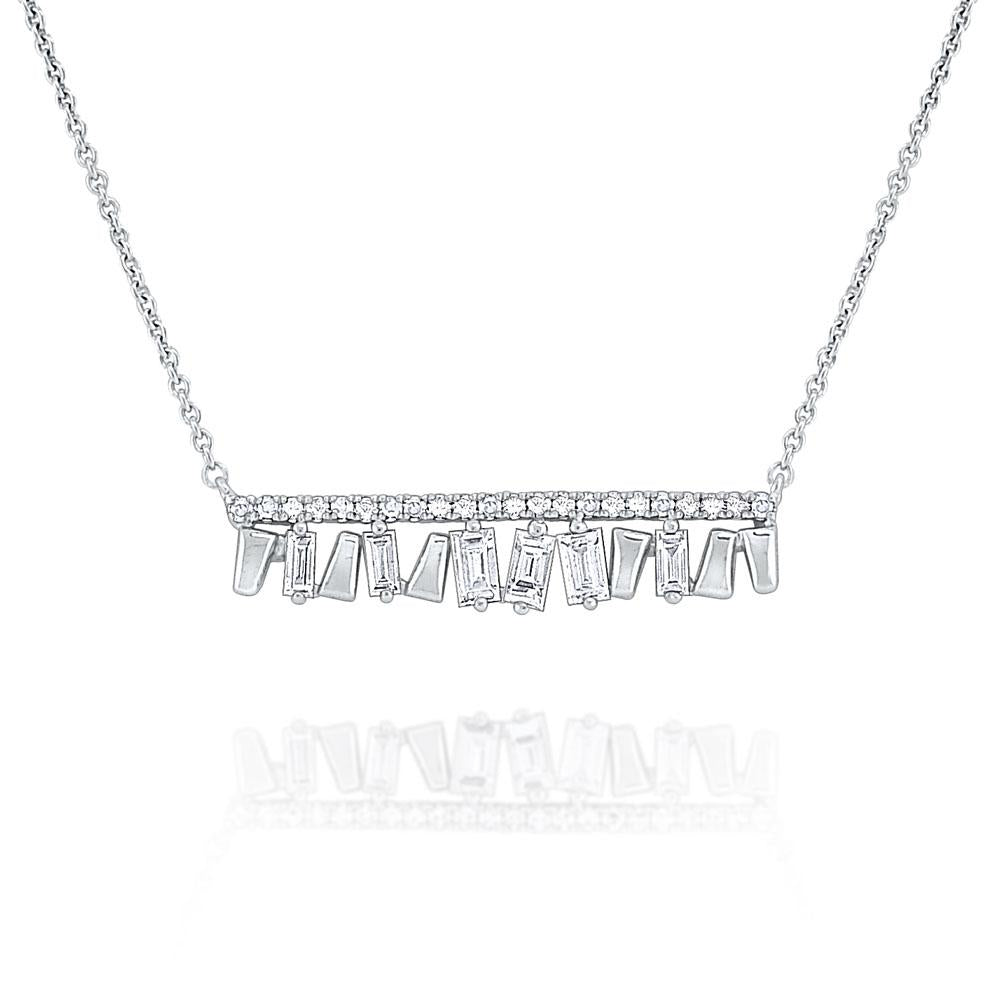 n7379 kc design diamond metropolis bar necklace set in 14 kt. gold