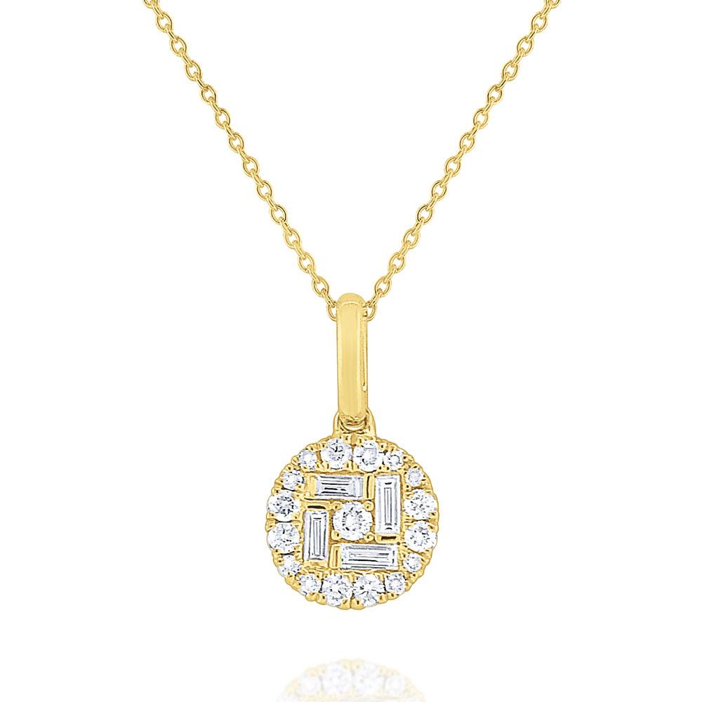 n7434 kc design diamond metropolis disc pendant set in 14 kt. gold