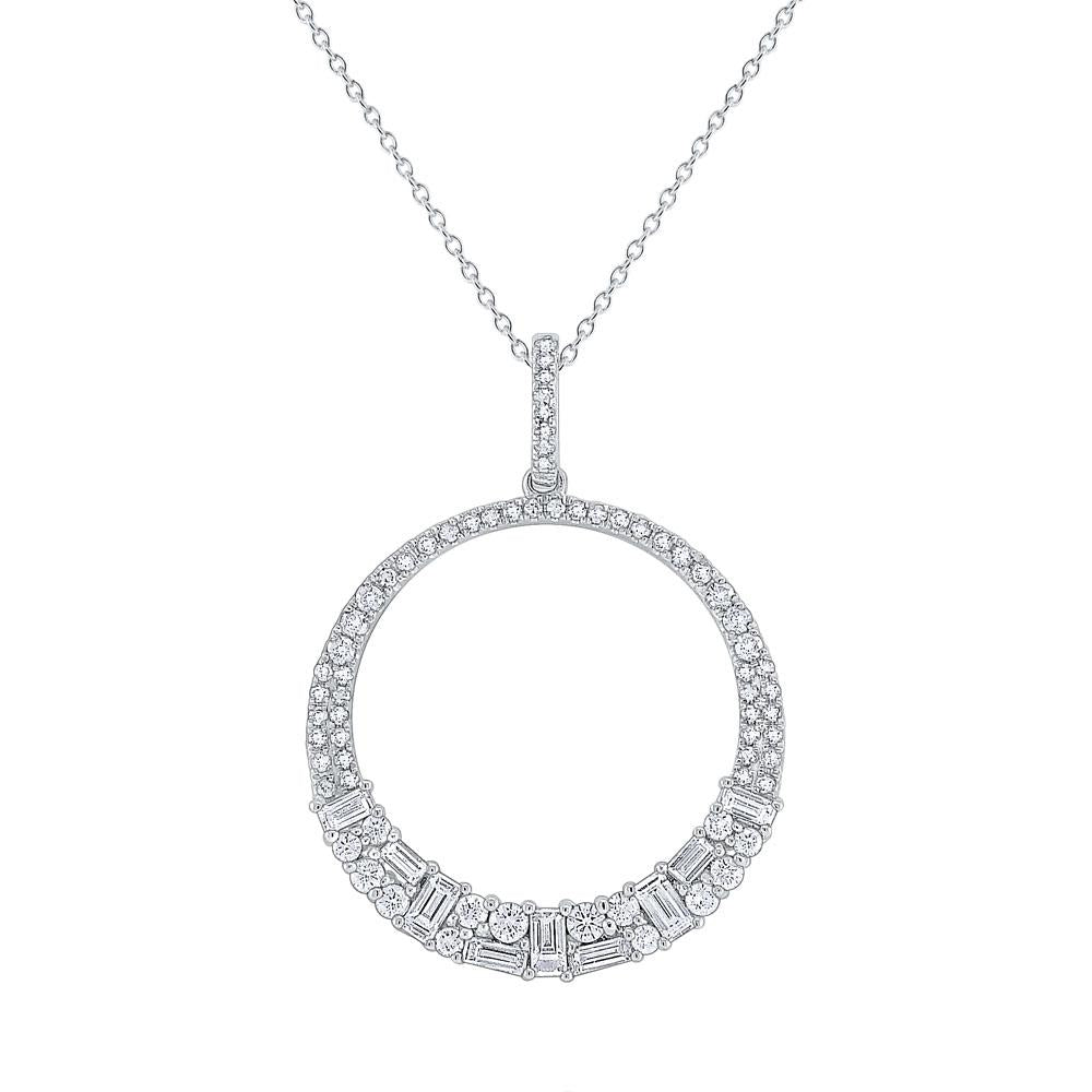 n7437 kc design diamond metropolis circle pendant set in 14 kt. gold