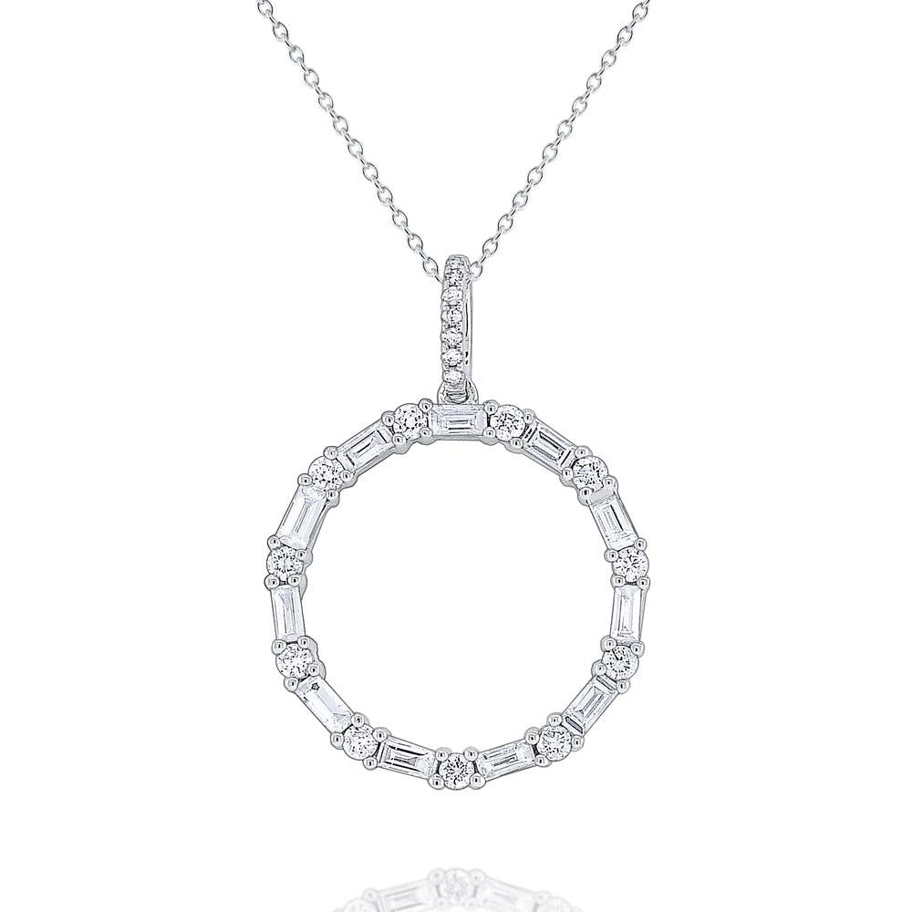 n7451 kc design diamond metropolis circle pendant set in 14 kt. gold