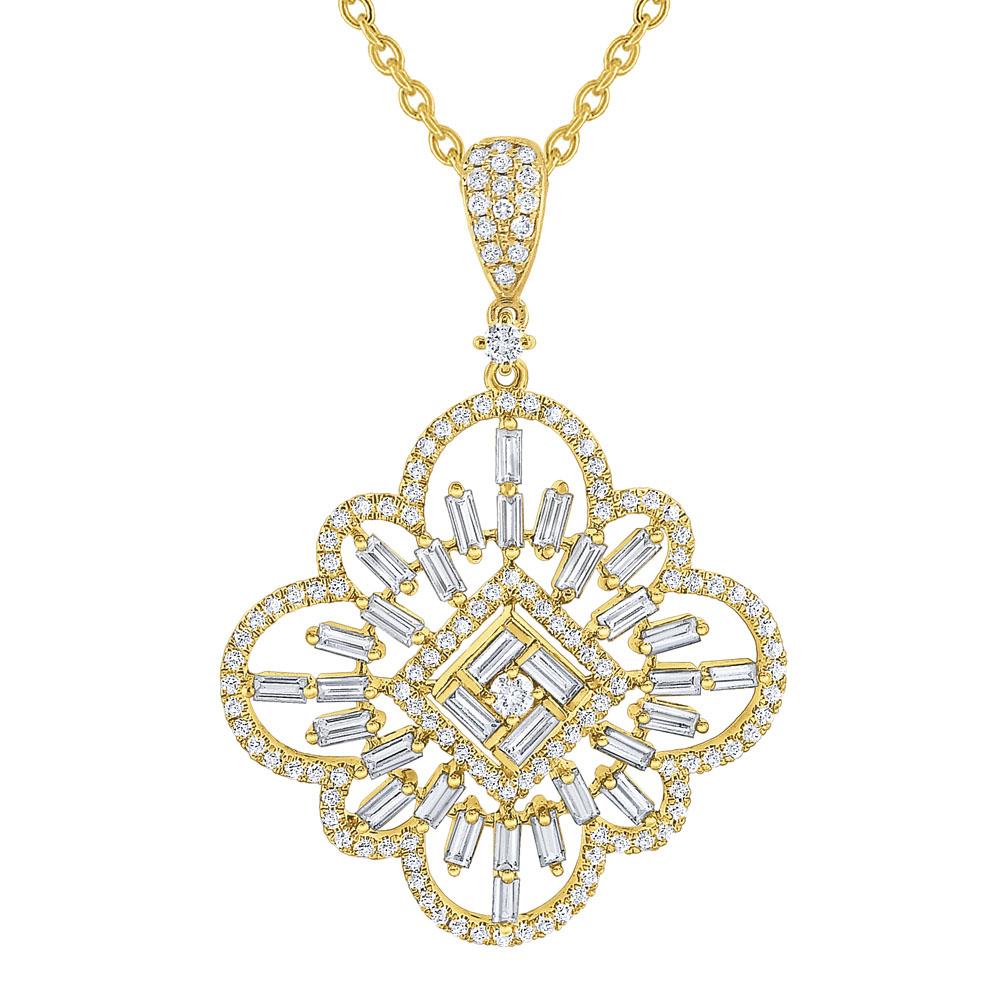 n7484 kc design diamond mosaic statement necklace set in 14 kt. gold