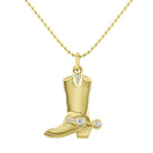 n7932 kc design 14k gold and diamond cowboy boot