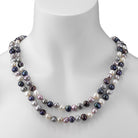 endless style multicolor baroque freshwater pearl strand necklace
