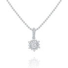 n8685 kc design gold and diamond cluster necklace