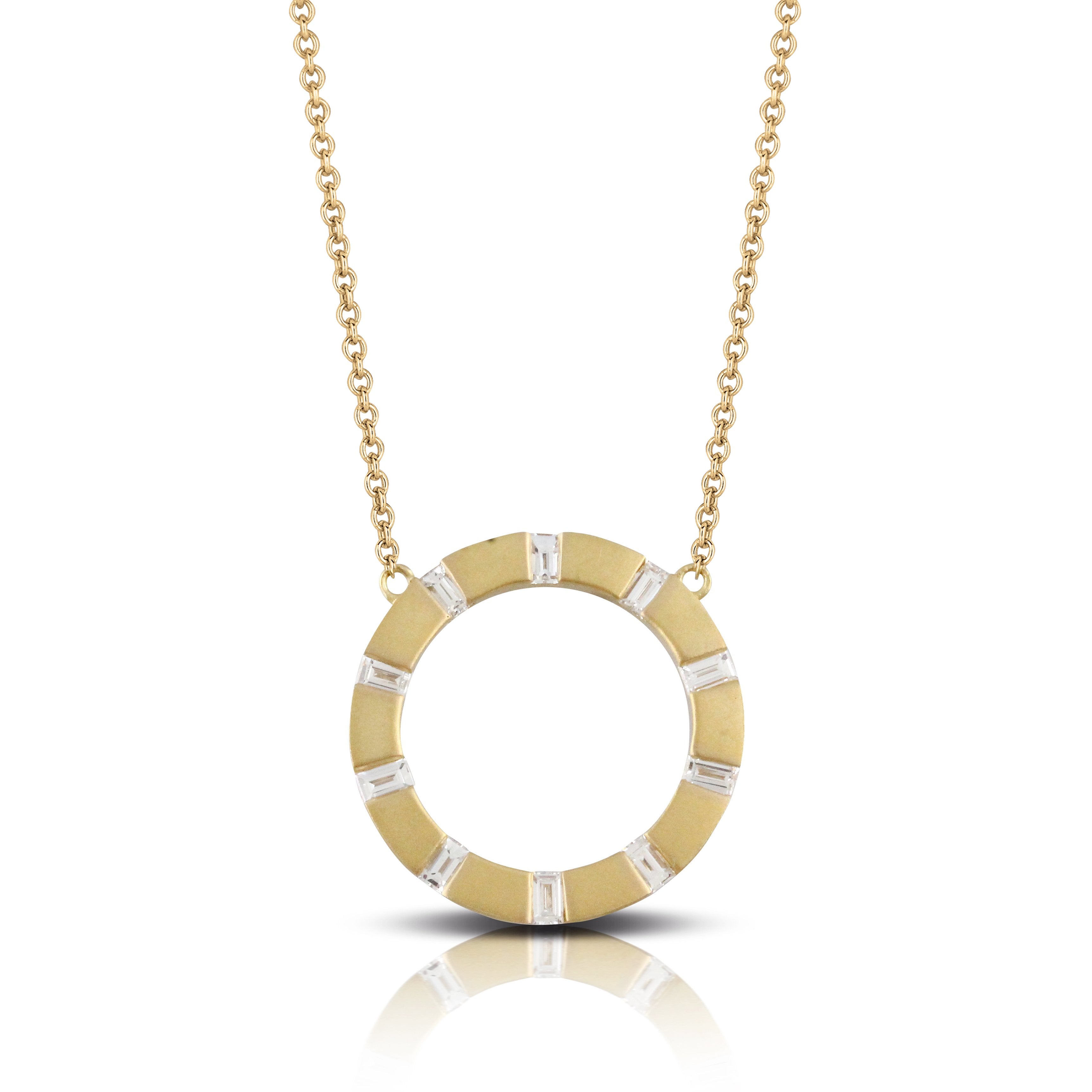 doves diamond fashion collection 18k yellow gold diamond necklace N8829