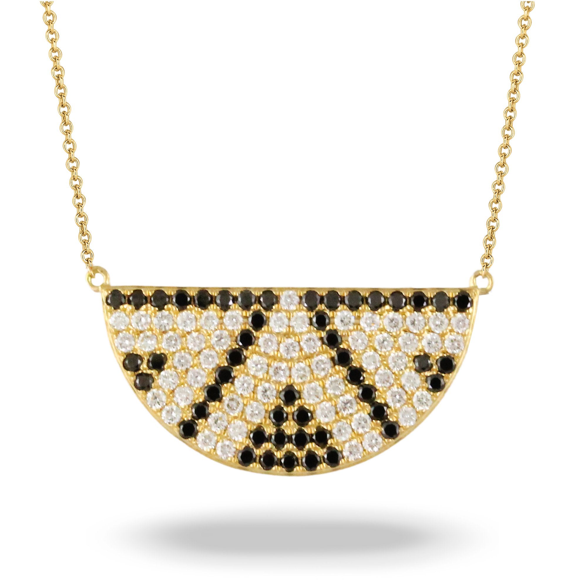 doves diamond fashion collection 18k yellow gold diamond necklace N9024BD