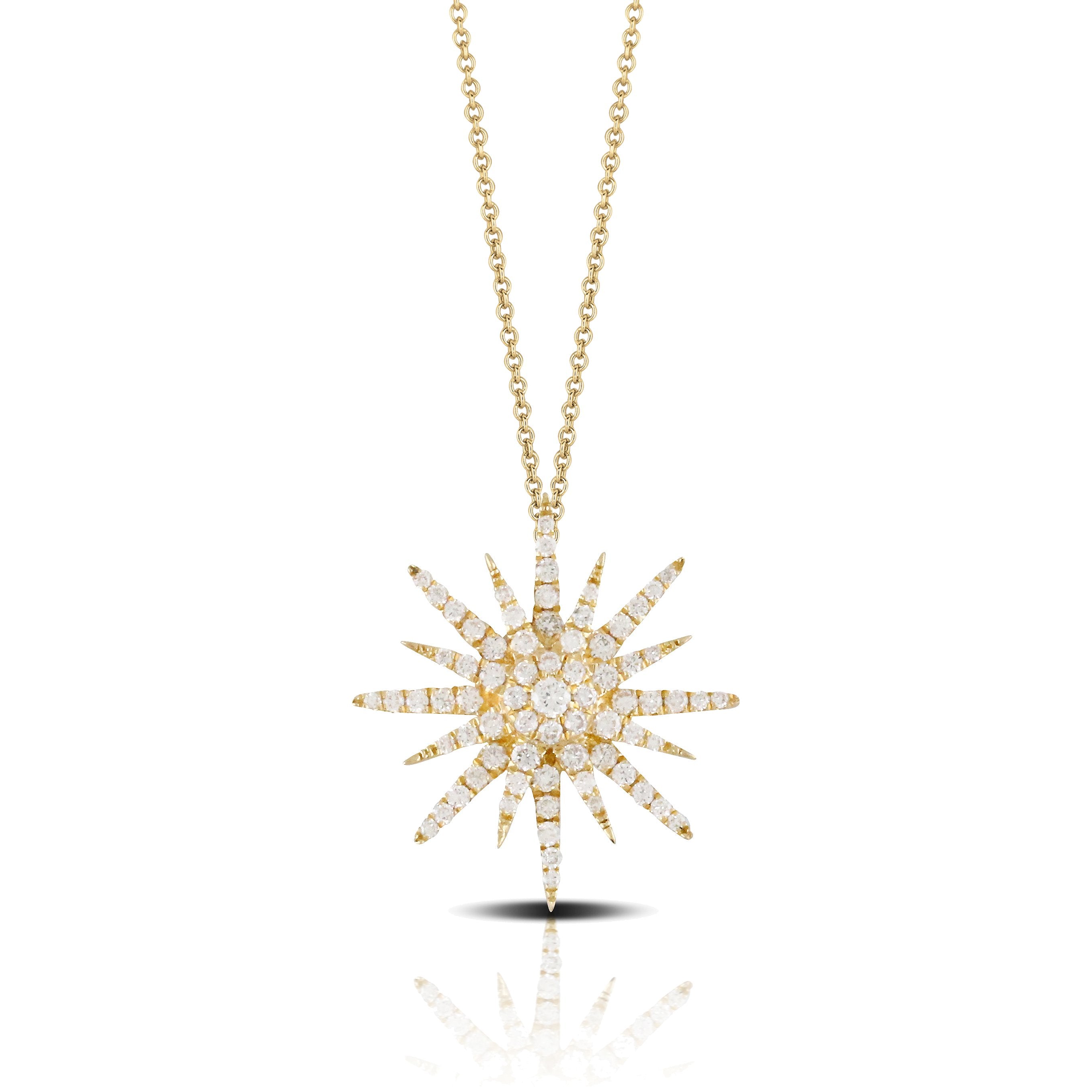 doves diamond fashion collection 18k yellow gold diamond pendant P8571