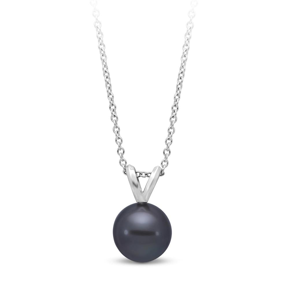 8mm tahitian pearl pendant