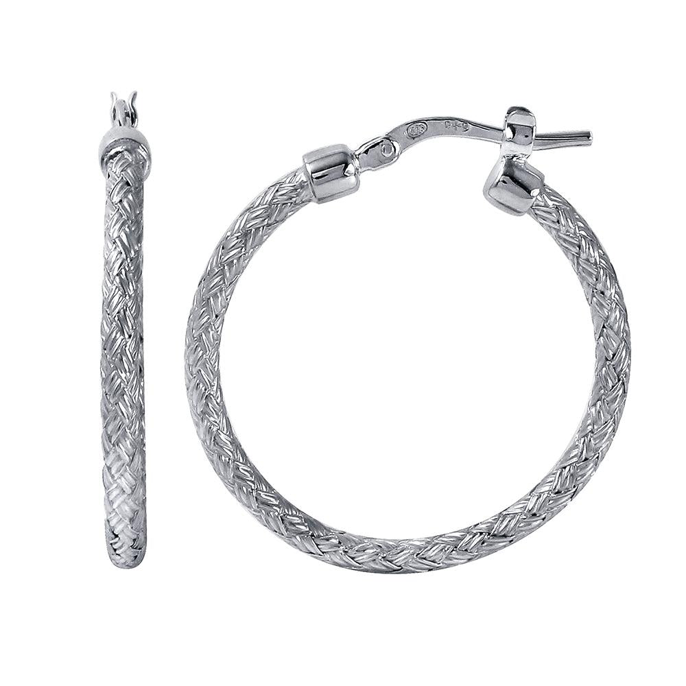 mle8506w25 hoop earrings jody 25mm