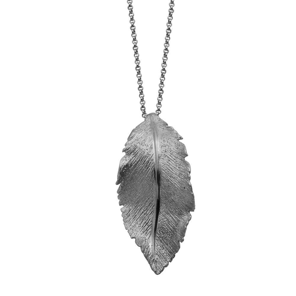 cxp3064w17 leaf pendant with chain