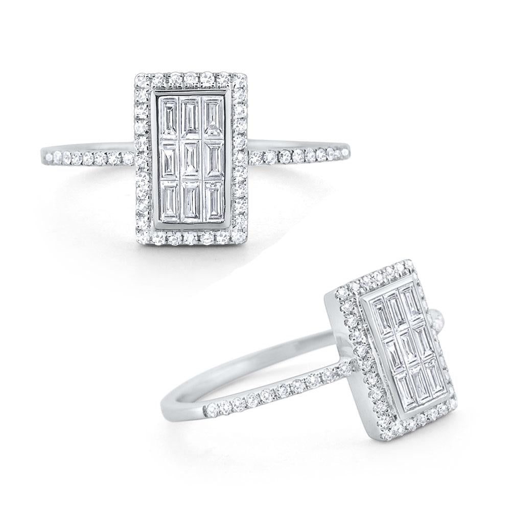 r4778 kc design diamond rectangle mosaic ring set in 14 kt. gold