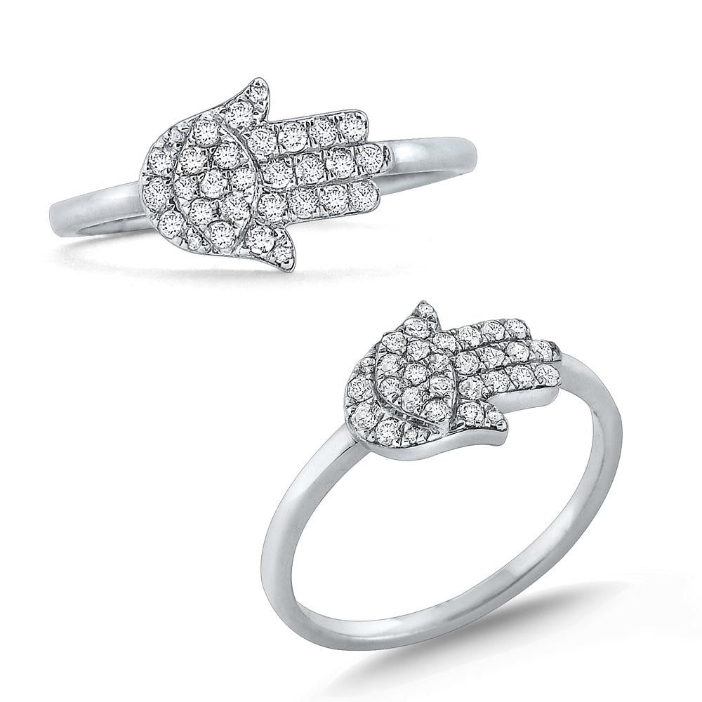 r7184 kc design 14k gold and diamond hamsa ring