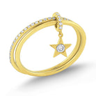r7506 kc design diamond lucky charm star ring set in 14 kt. gold