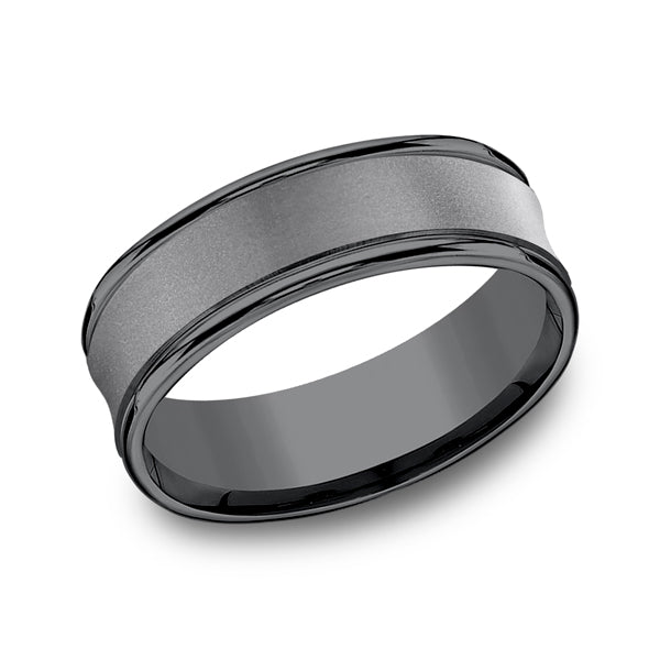 tantalum comfort-fit wedding band