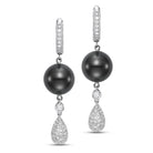 pavé regio earrings