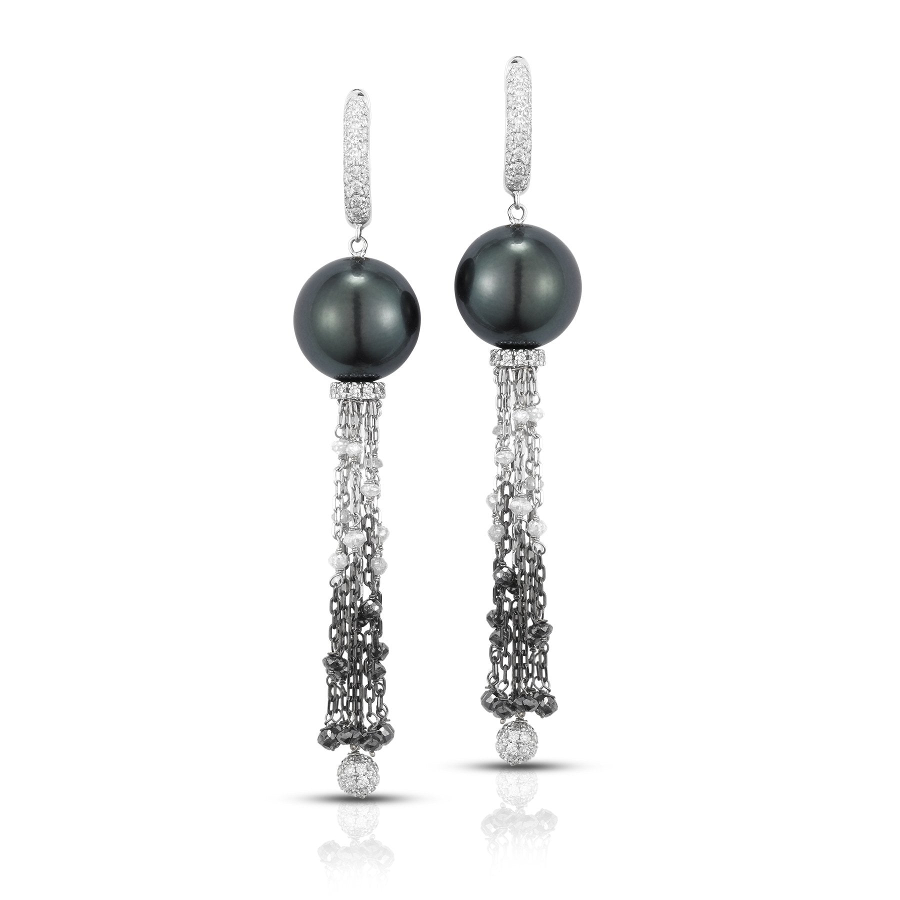 ice tassel earrings