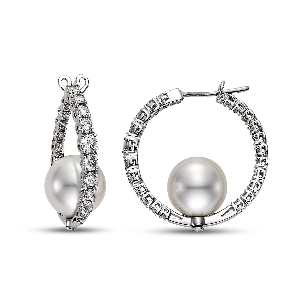 amalfi in & out hoop earrings