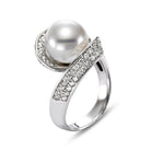 pavé papyrus ring