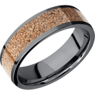 Tantalum Wedding Band With Polish Finish