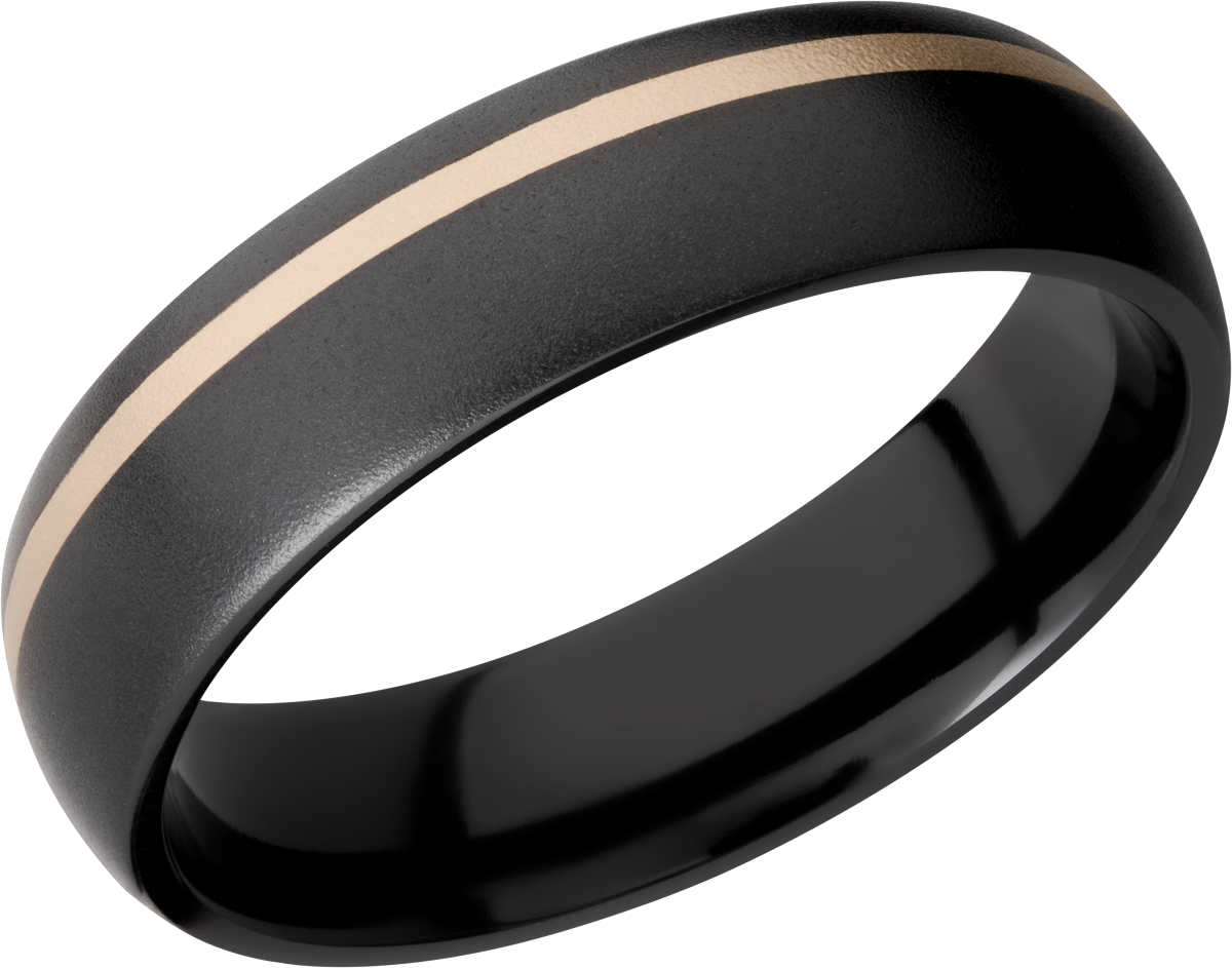 lashbrook zirconium collection zirconium 6mm domed band