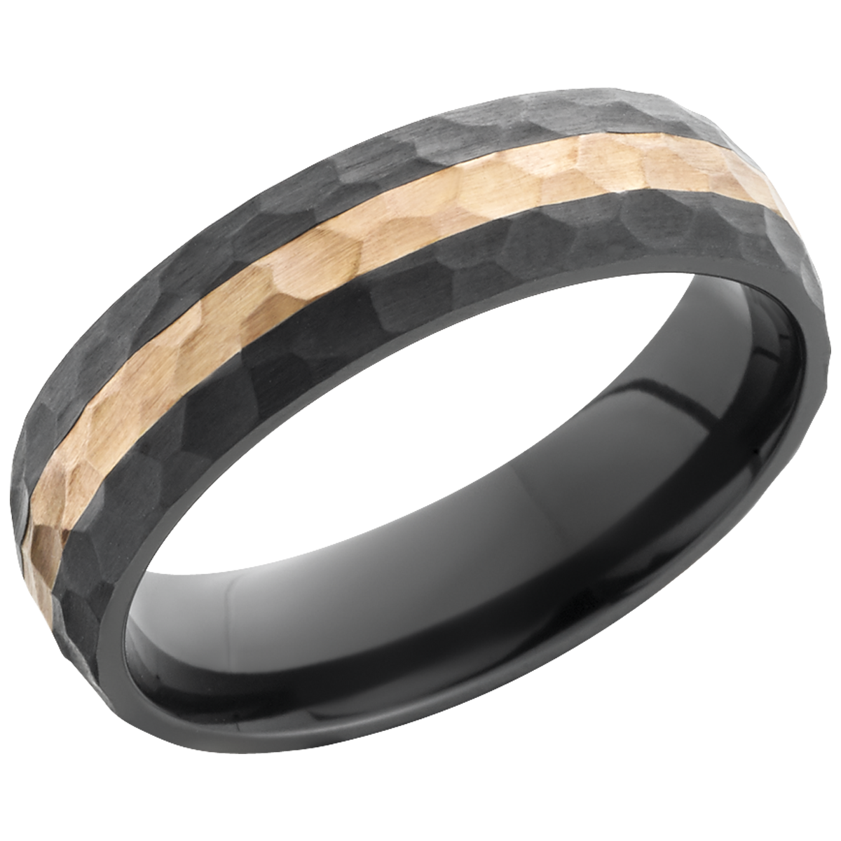 lashbrook zirconium collection zirconium 6mm domed band