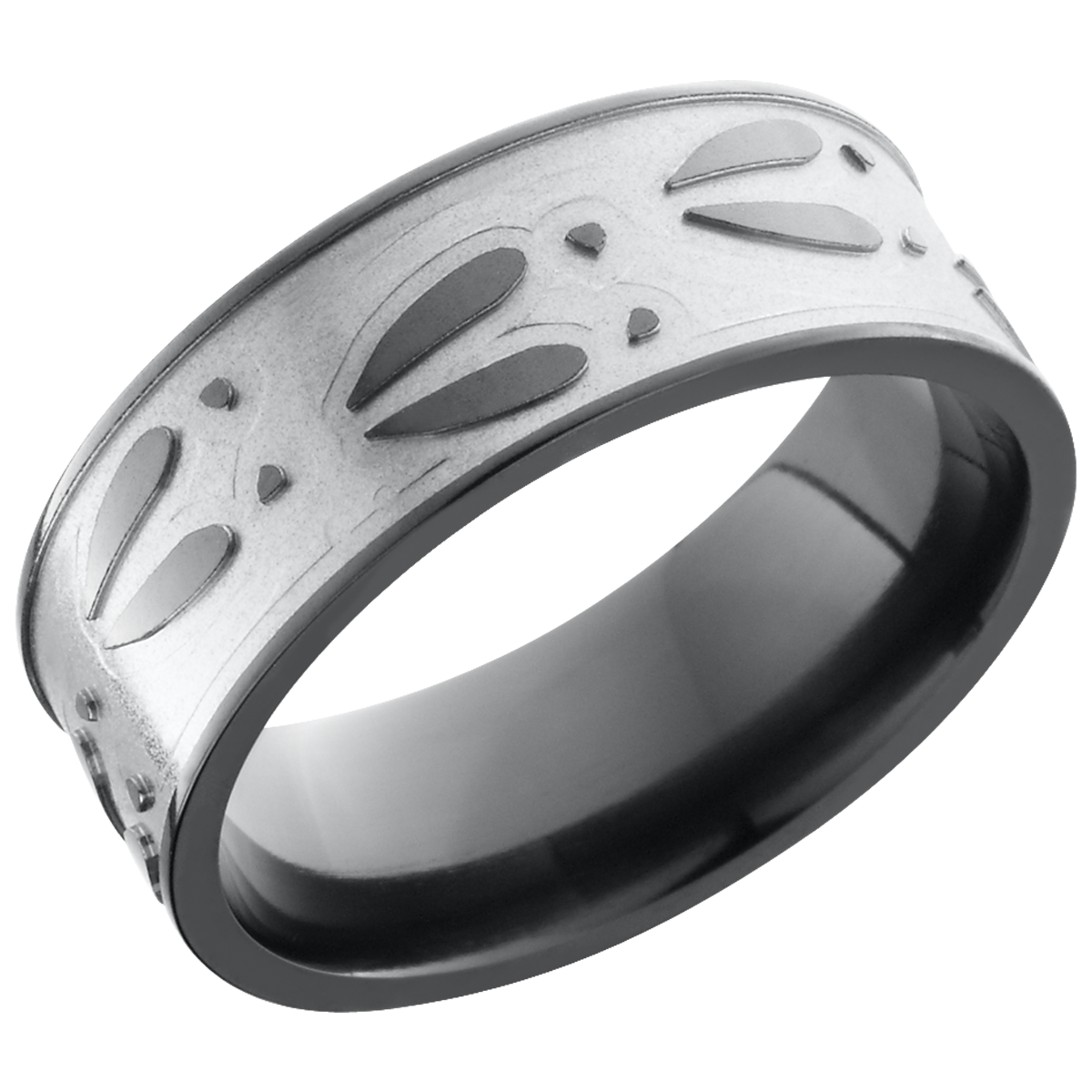 lashbrook zirconium collection zirconium 8mm flat band