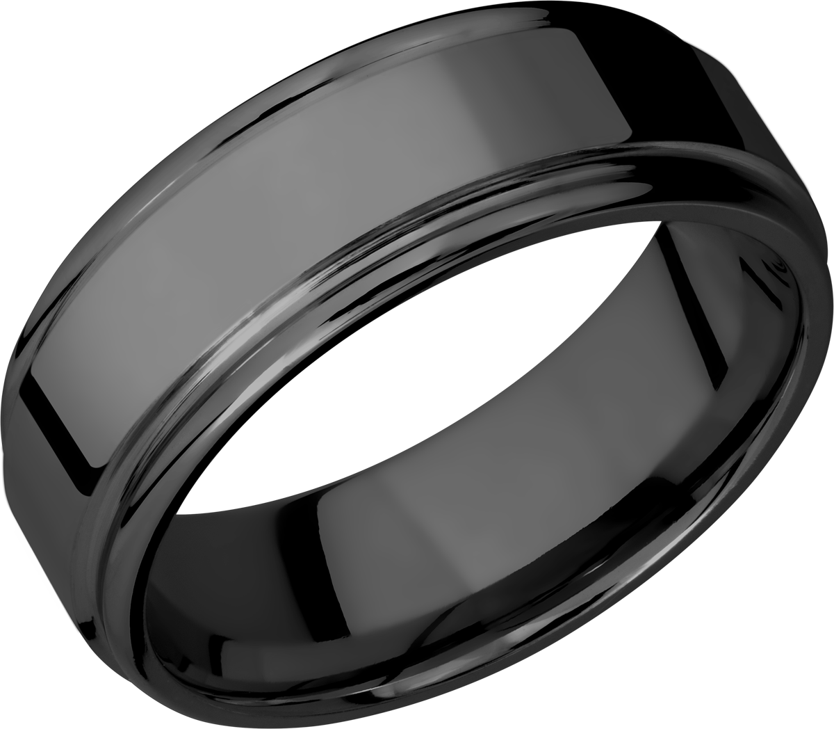 lashbrook zirconium collection zirconium 8mm flat band