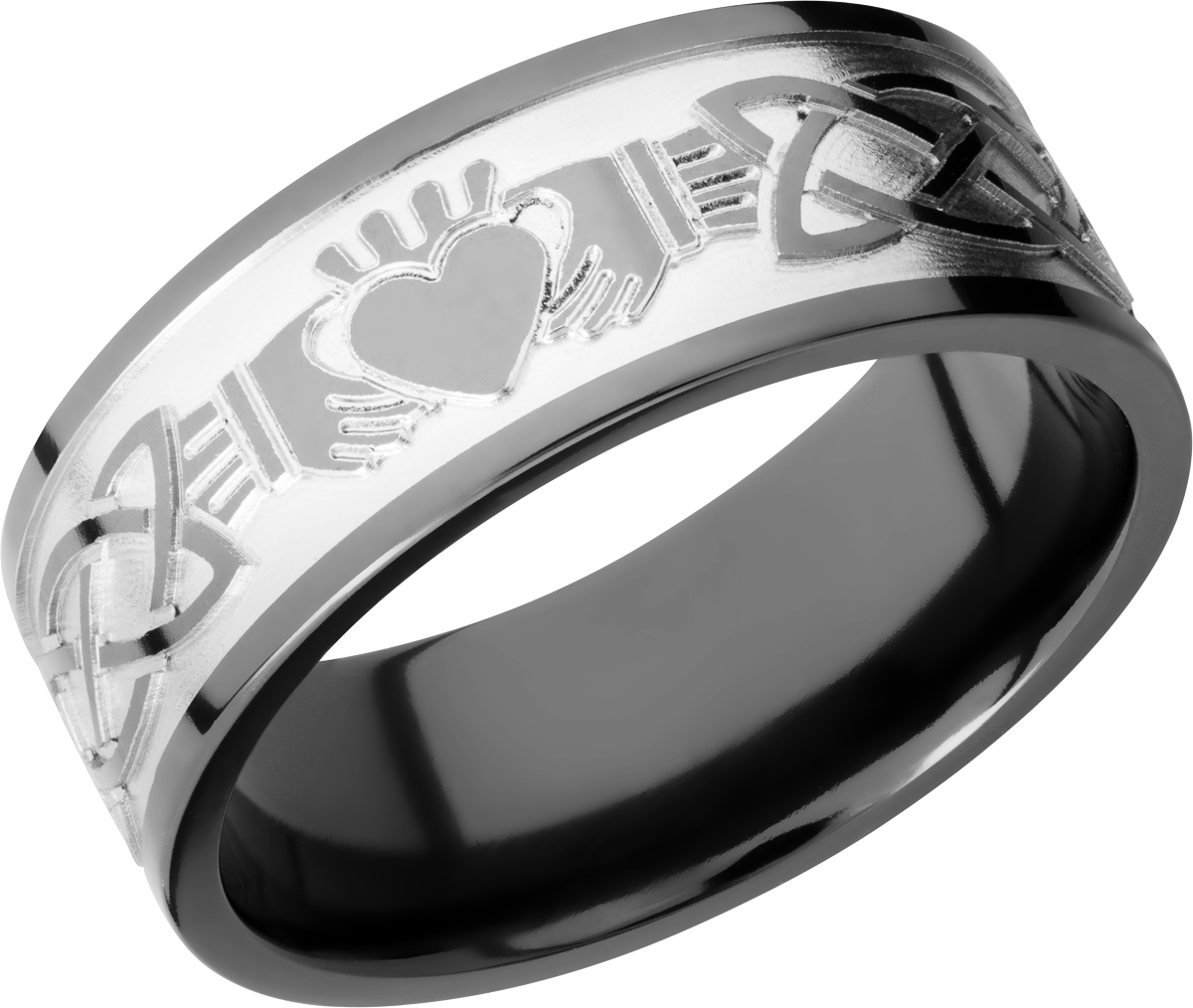 lashbrook zirconium collection zirconium 9mm flat band