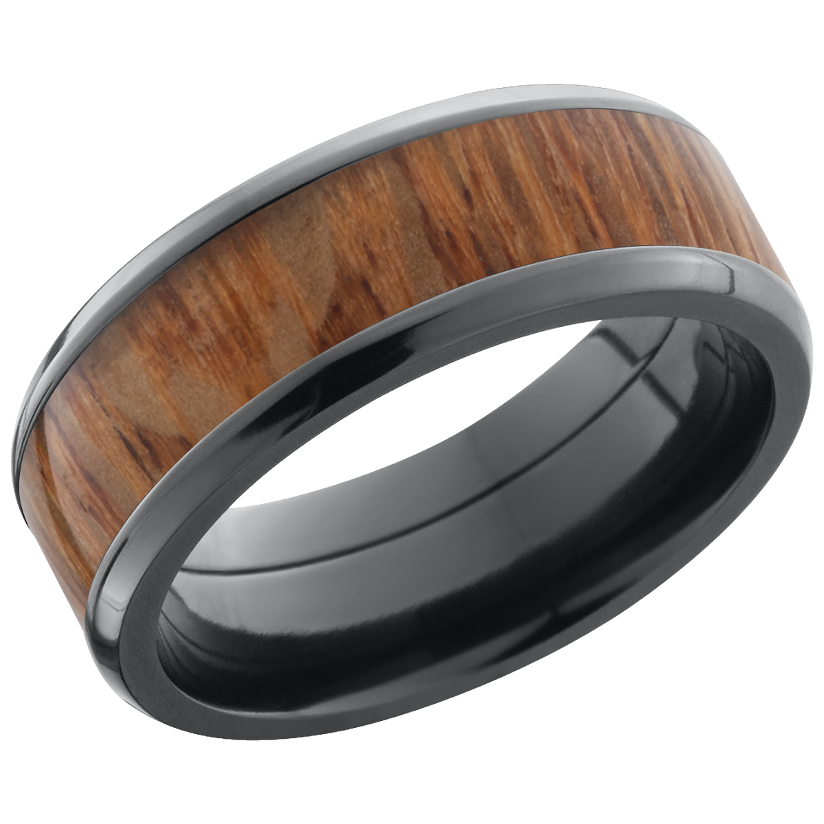 lashbrook hw zirconium 8mm beveled band