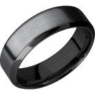 Tantalum Wedding Band With Satin & Polish Finish