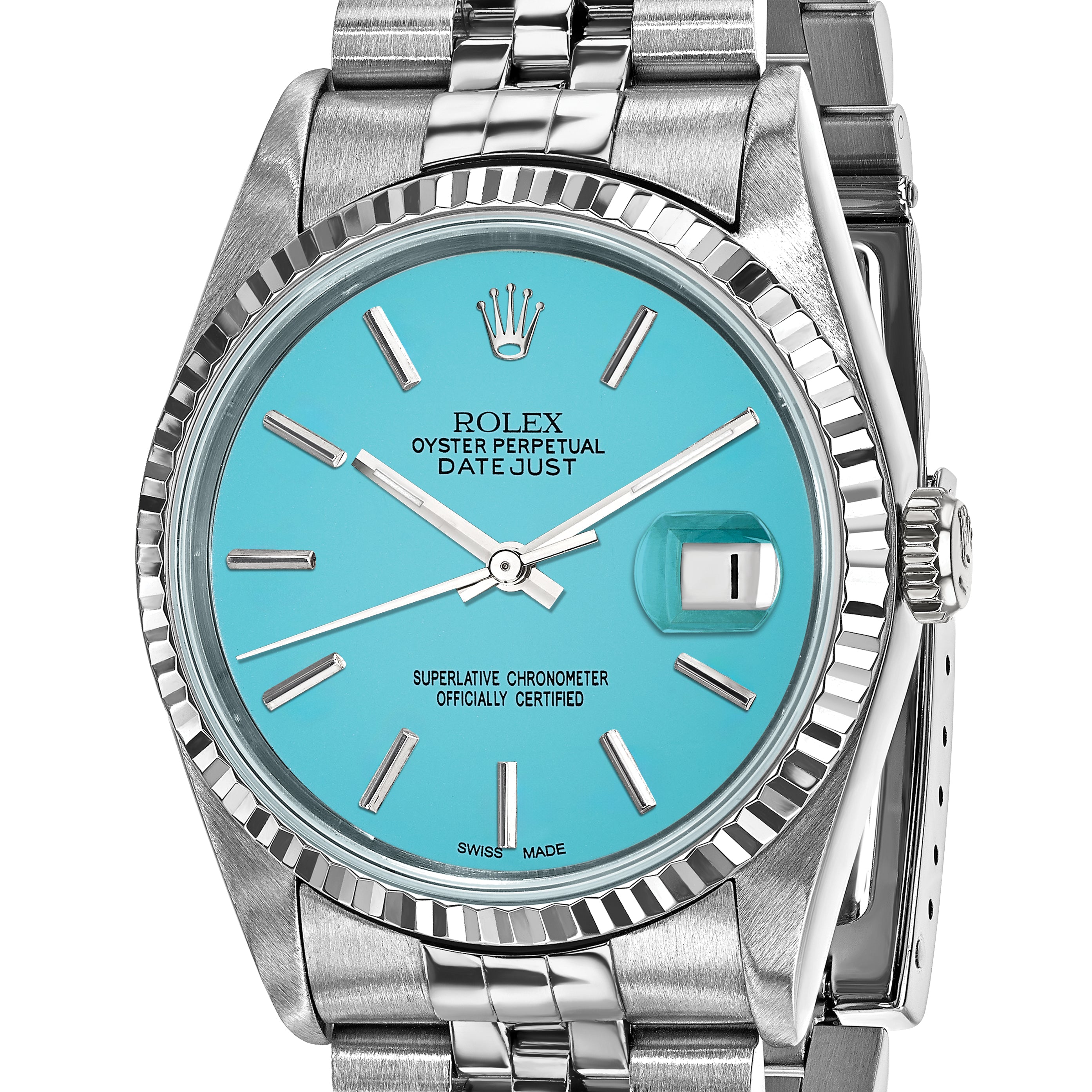 Pre-owned Rolex-Independently Certified Steel 36mm Jubilee