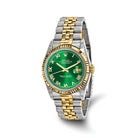 pre-owned rolex-independently certified steel and 18k 36mm jubilee - 10109grn