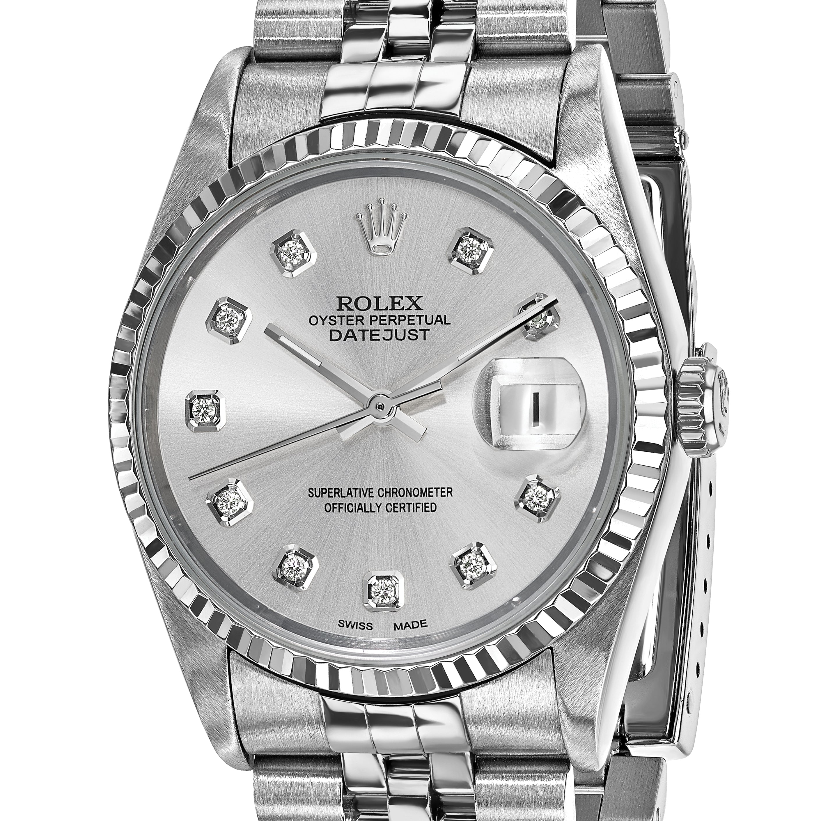 Pre-owned Rolex-Independently Certified Steel 36mm Jubilee - 10154